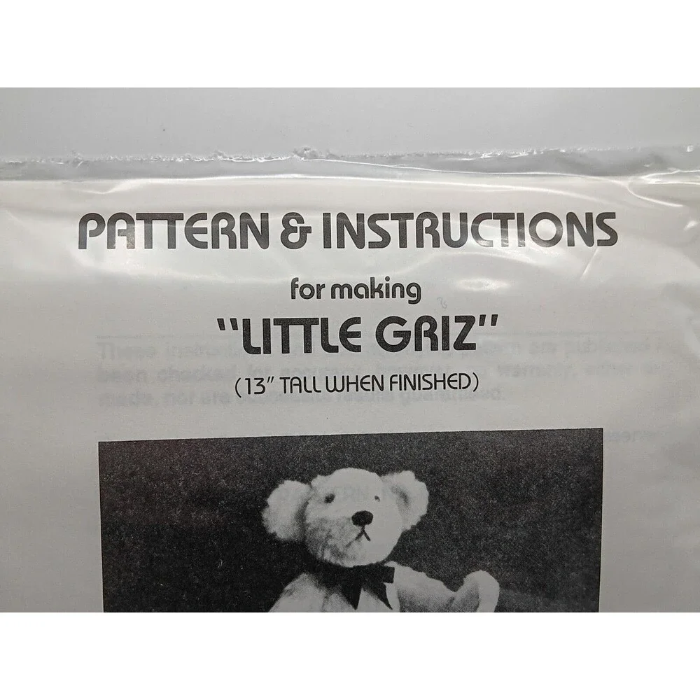 2) Dorothy L. Rowland Pattern & Instructions For Making 